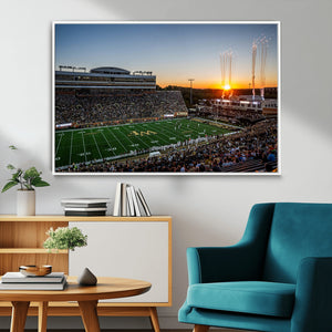 Demon Deacons Football Team Print Canvas- Winston-Salem