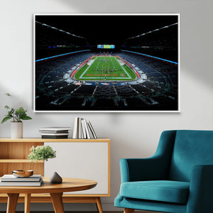 Denver Broncos Football Team Print Canvas- Denver Empower