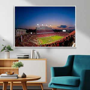 Wolfpack Football Team Wall Art Print - Raleigh
