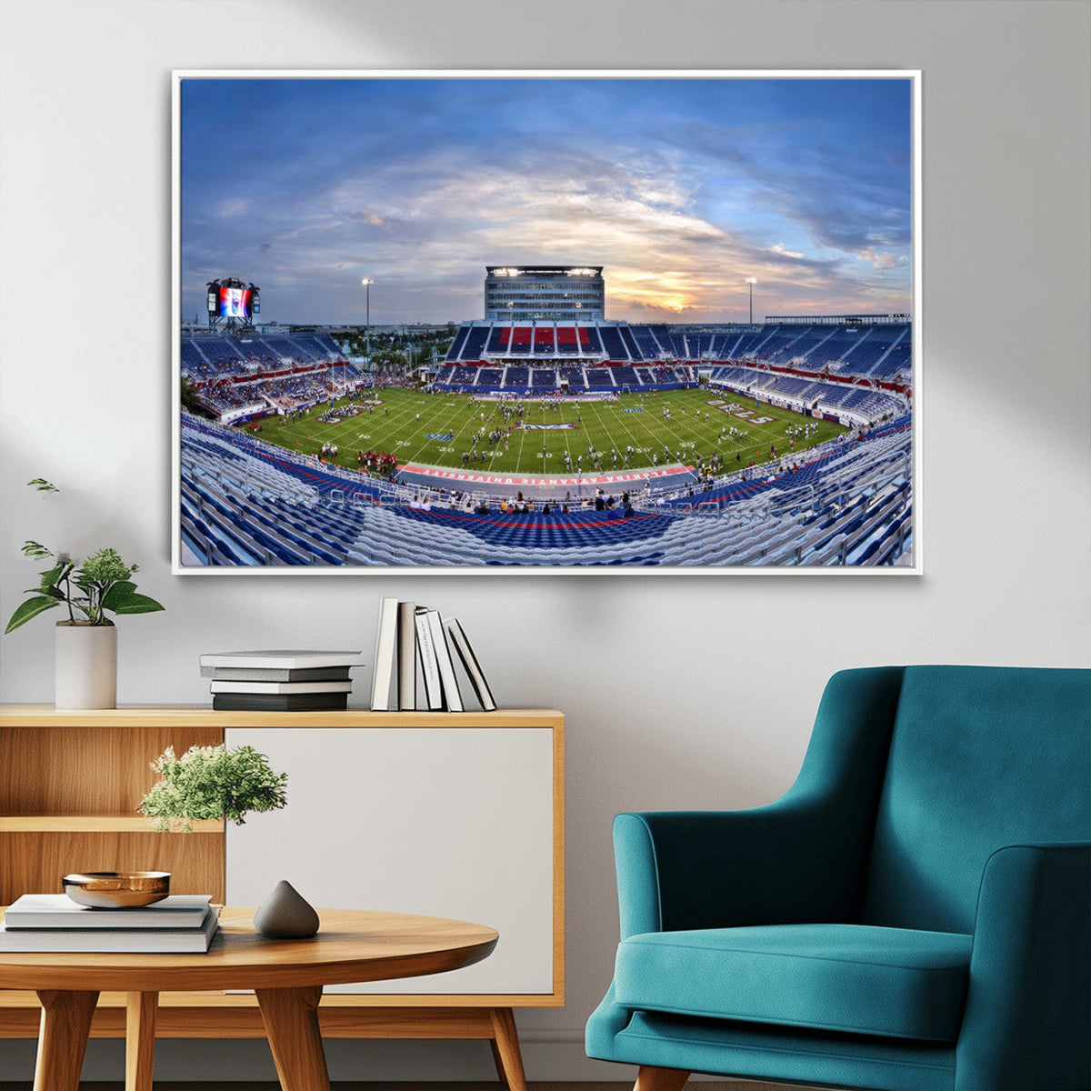 Florida Atlantic University Owls Football Team Print - Boca