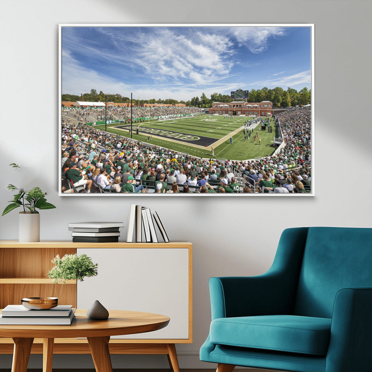 University of Charlotte 49ers Football Team Print -