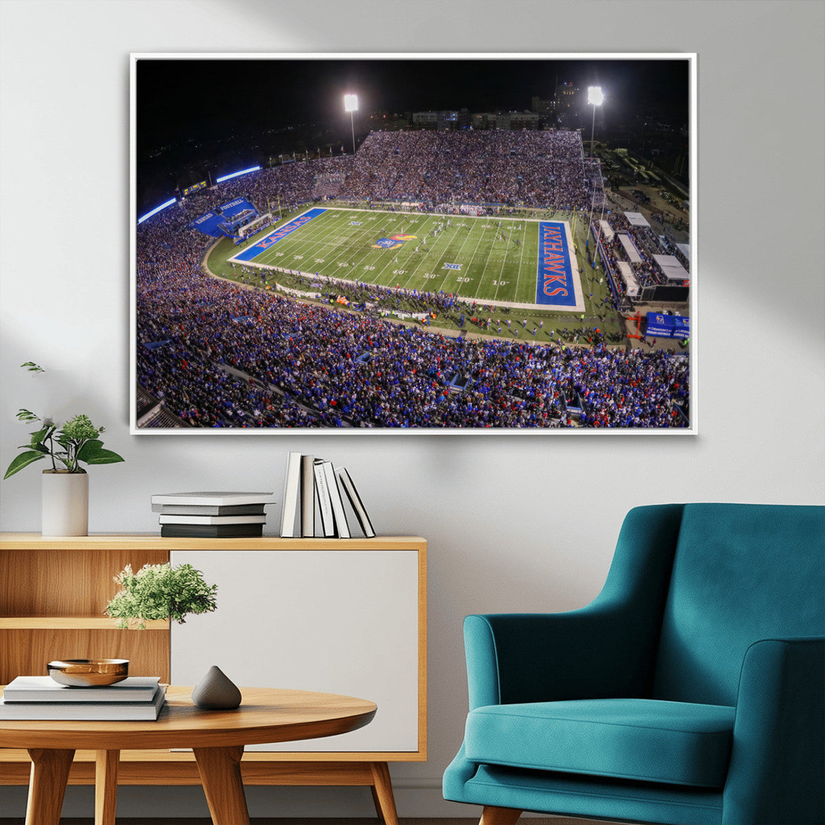 University of Kansas Jayhawks Football Team Print - Lawrence