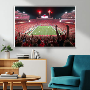 University of Nebraska Cornhuskers Football Team Print -