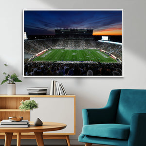 Michigan State Spartans Football Team Print - East Lansing