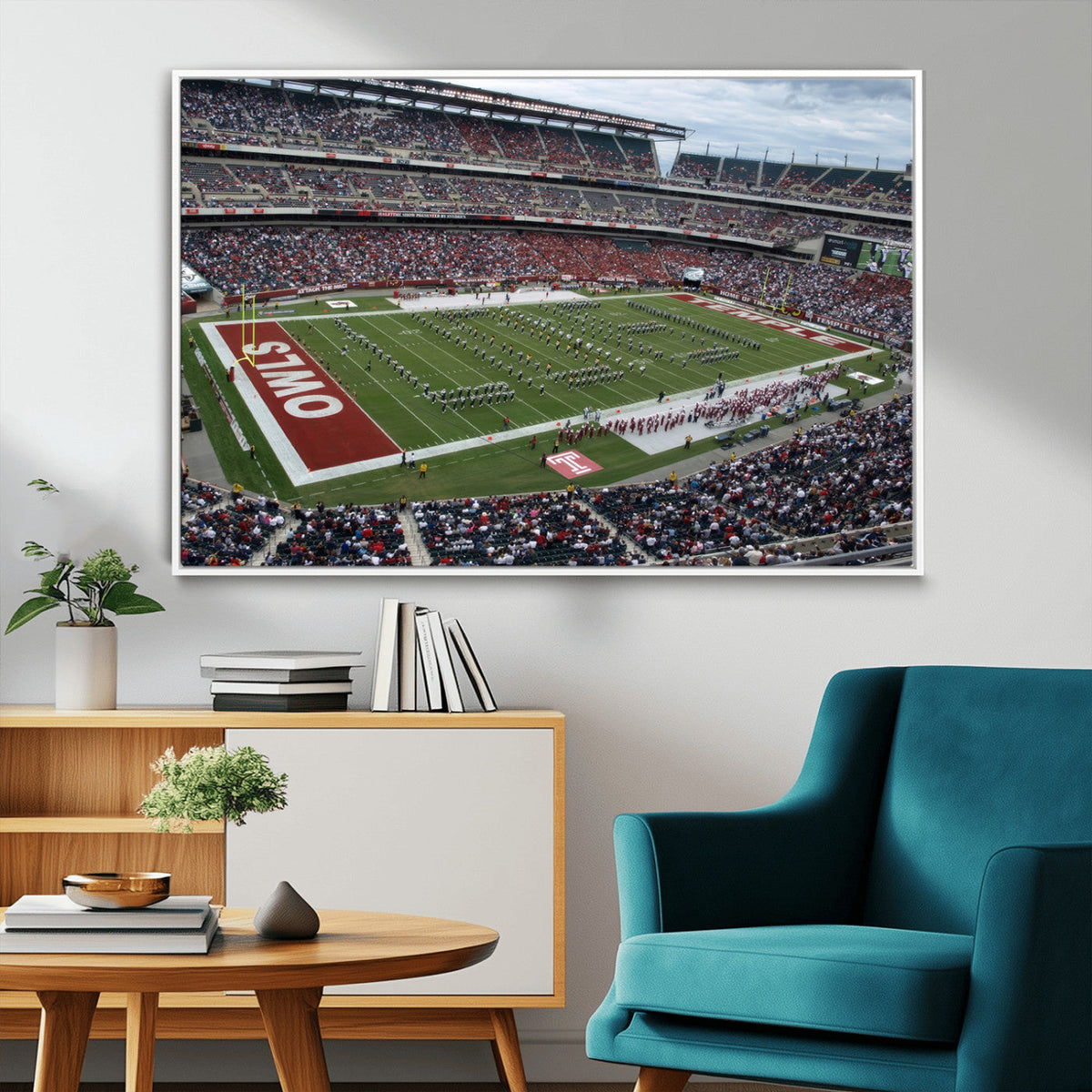 The Temple University Owls Athletics Team Print -