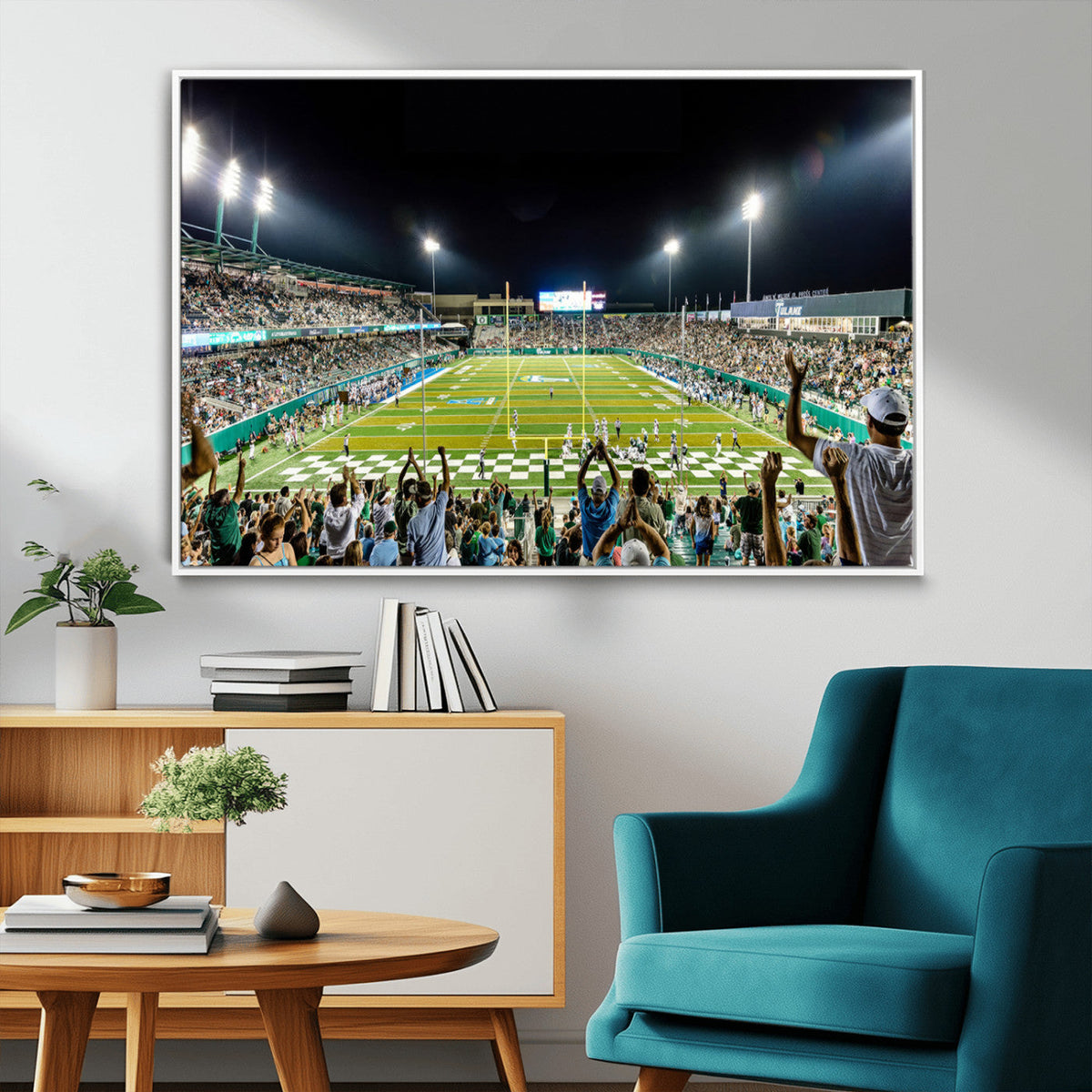 The Tulane University Green Wave Football Team Print - New