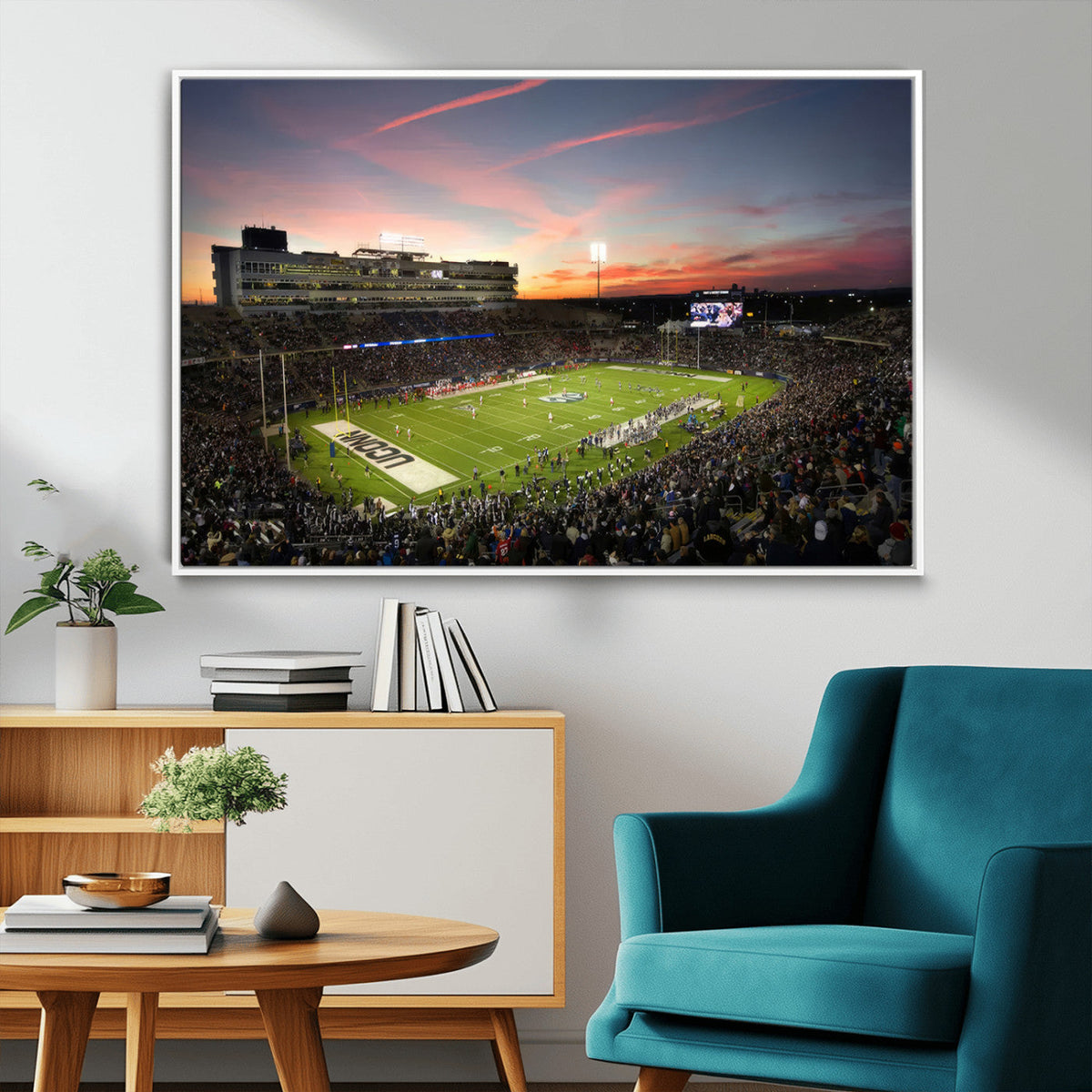 The University of Connecticut UCONN Huskies Football Team