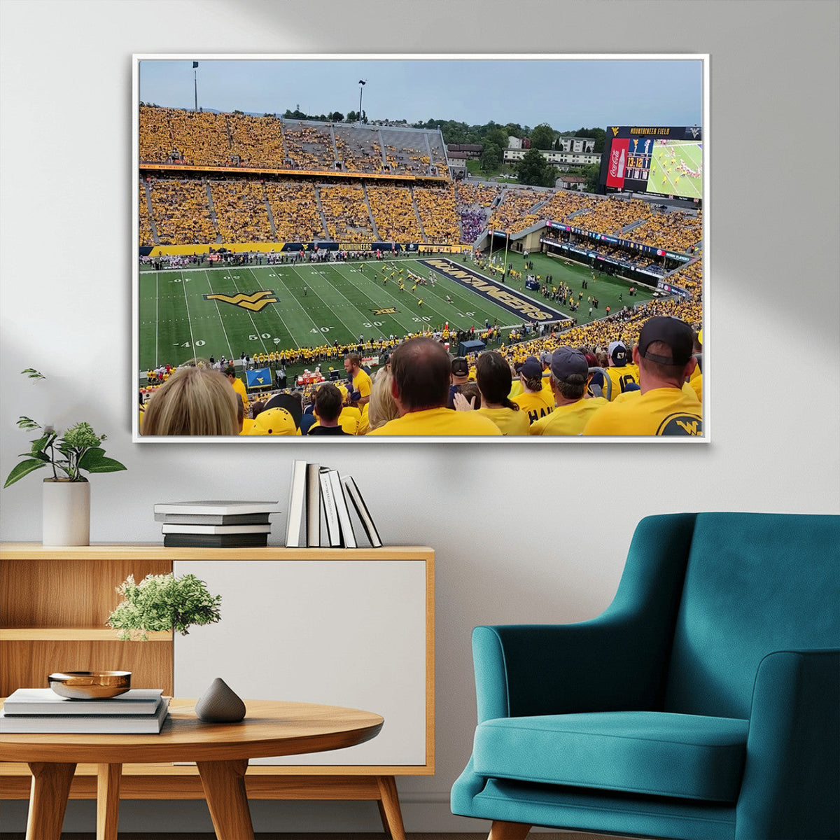 Puskar Stadium Canvas Print Wall Art - Morgantown Print -
