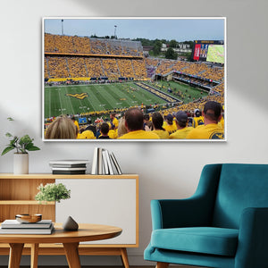 Puskar Stadium Canvas Print Wall Art - Morgantown Print -