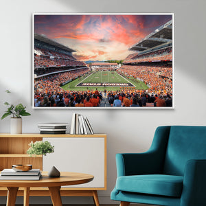 Oregon State Beavers Football Team Print - Corvallis Reser