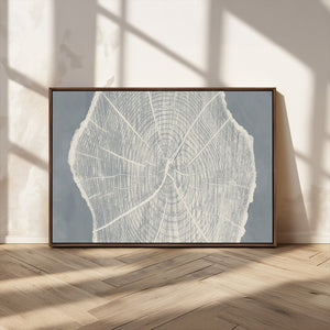 Abstract Tree Ring Wall Art Canvas Print – Nature-Inspired,