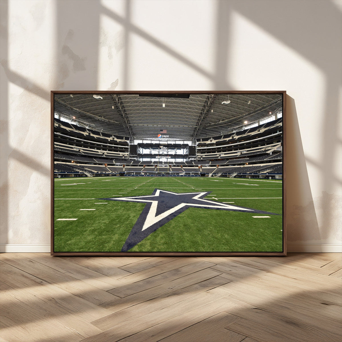 Dallas Cowboys Football Team Print - Arlington AT&T Stadium