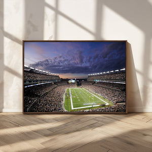 New England Patriots Football Team Print - Foxborough