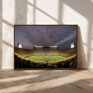 Michigan Wolverines Print - Michigan Stadium Wall Art Canvas
