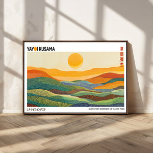 Framed Yayoi Kusama 1986 Wall Art Print – Japanese Wall Art