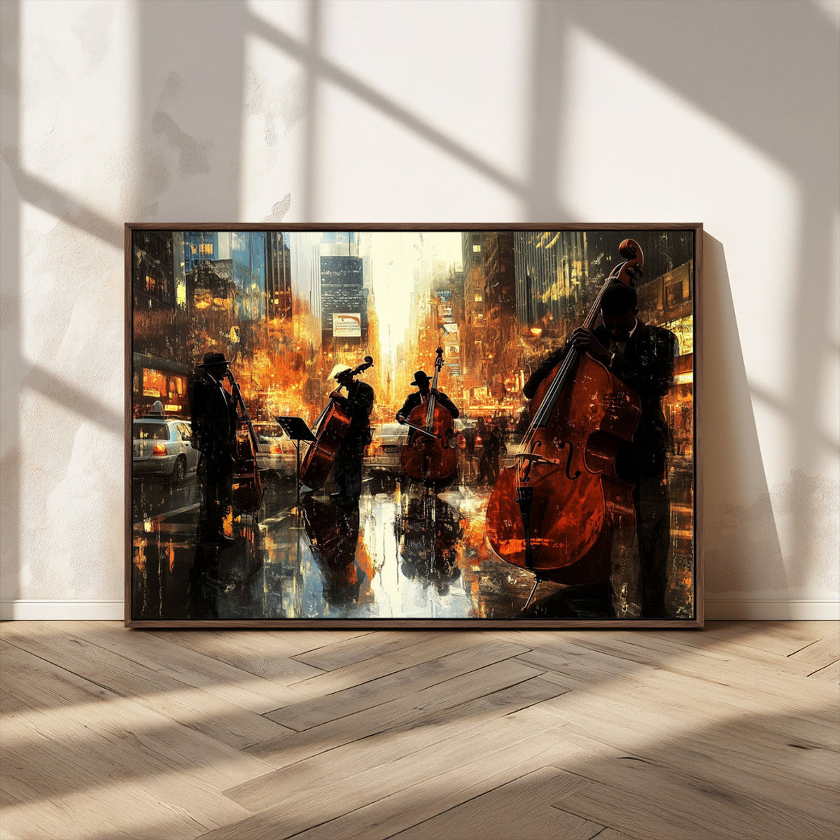 Jazz Wall Art Canvas Print – Colorful Musical Instrument