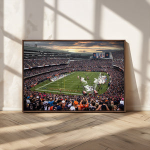 Chicago Bears Soldiers Field Wall Art Canvas Print – Framed