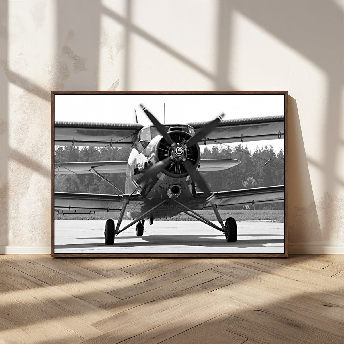 Wall Art Old War Plane Canvas Print