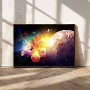 Space and Galaxy Canvas Print