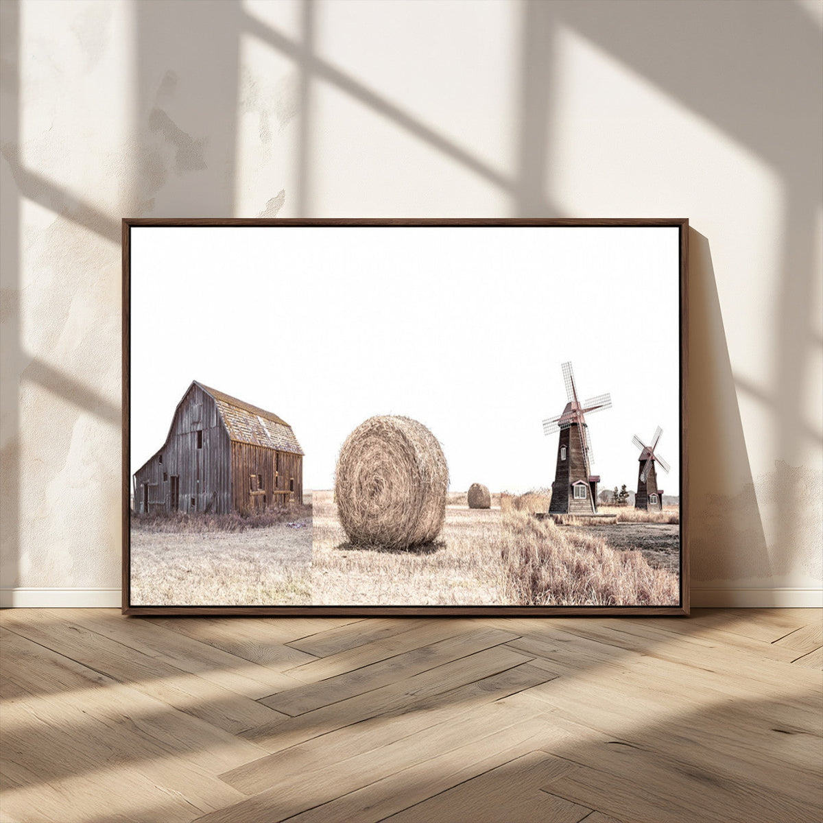 Farm Prints Set, Set of 3 Farmhouse Wall Art, Country House
