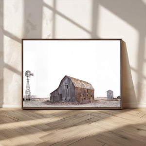 Set of 3 Rustic Farmhouse Wall Art Prints – Country Barn,