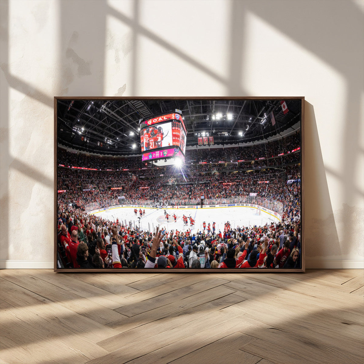 Amerant Bank Arena Wall Art Canvas Print - Basketball Arena