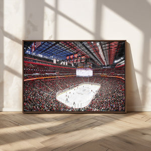 Barton Malow Little Caesars Arena Detroit Wall Art Canvas