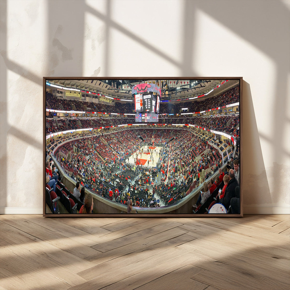 United Center Chicago Bulls Stadium Wall Art Canvas Print