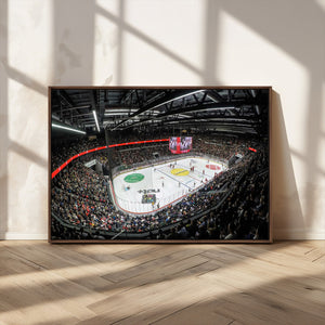 Vaudoise Lausanne Ice Hockey Arena Stadium Wall Art Canvas,