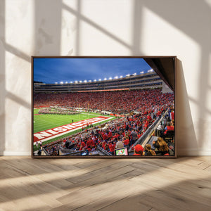 Wisconsin Badgers Football Team Print - Madison Camp Randall