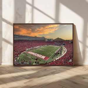 Camp Randall Stadium Wisconsin Badgers Large Wall Art Canvas