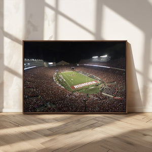 Wisconsin Badgers Football Team Print - Madison Camp Randall