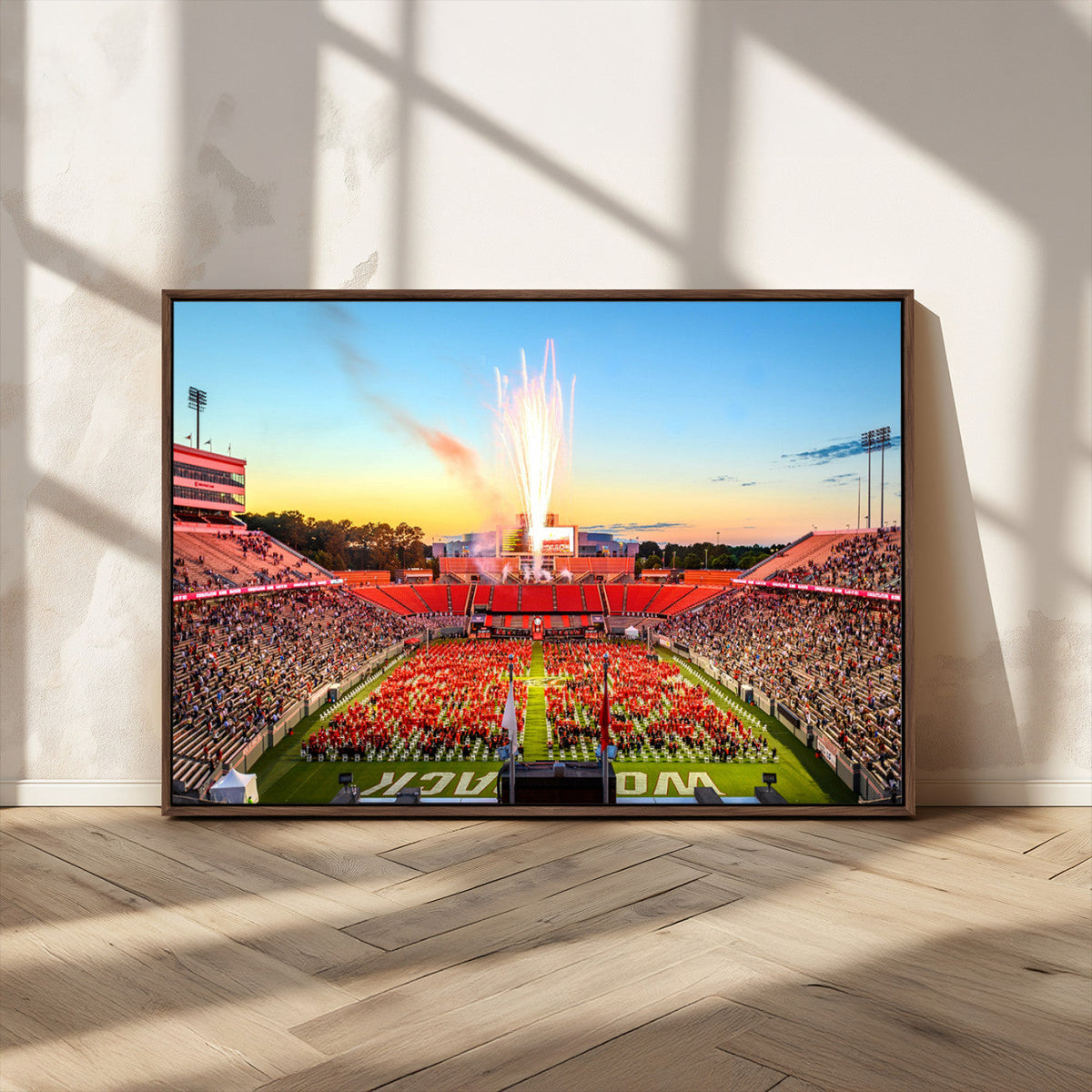North Carolina State University Canvas Print, North Carolina