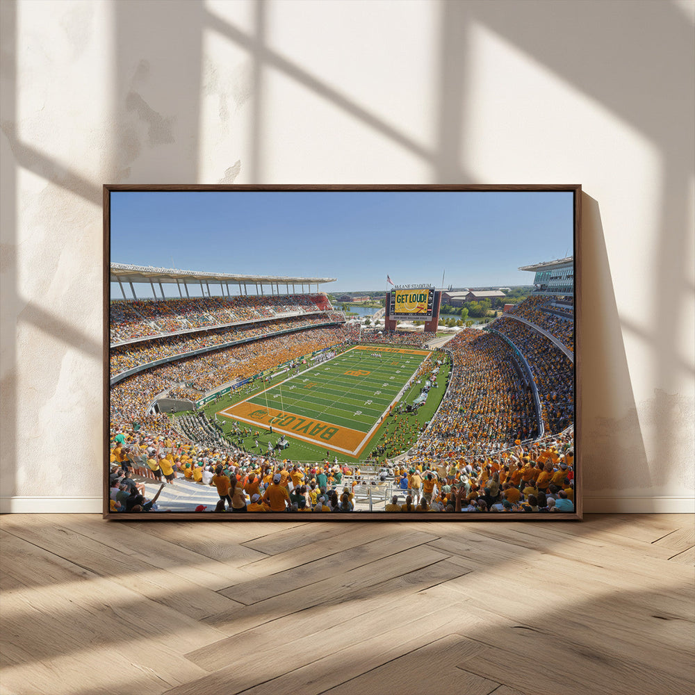 Baylor University Bears Football Team Print - Waco McLane