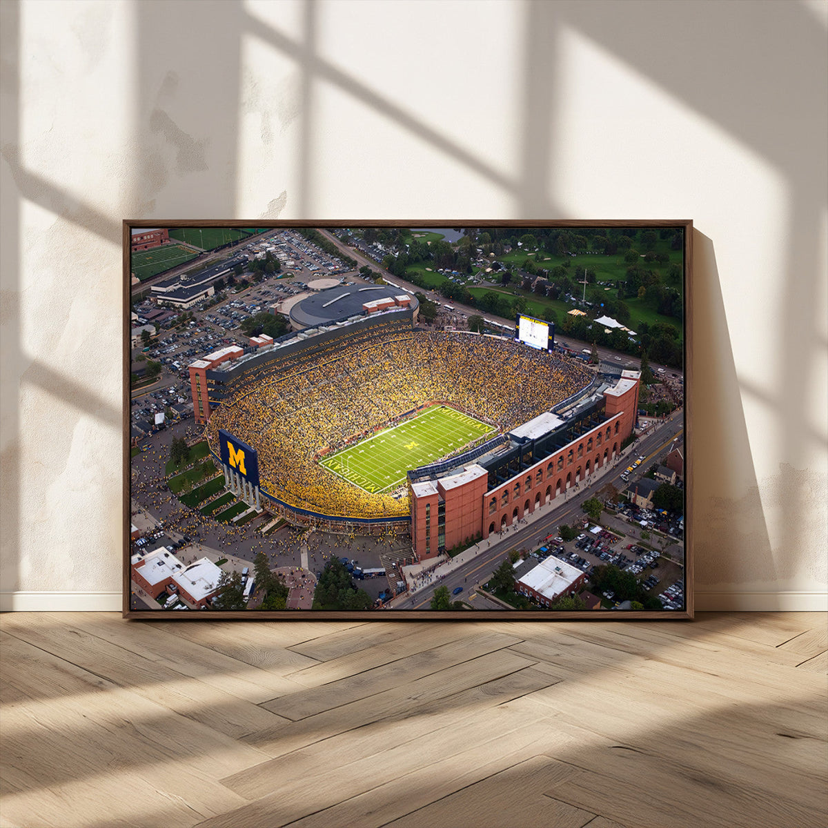 University of Michigan Wolverines Football Team Print - Ann