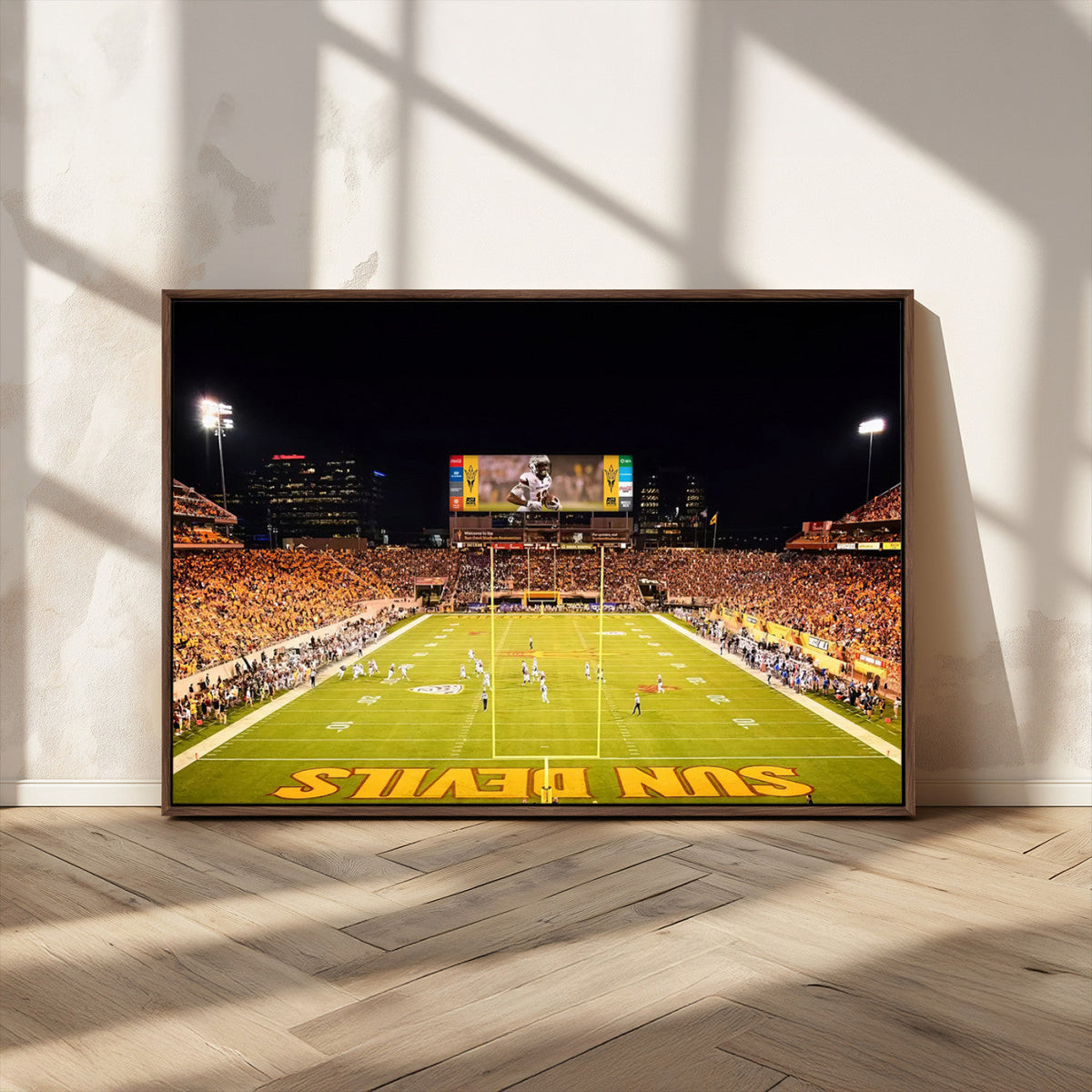 ASU Sun Devils Football Team Print - Phoenix Mountain