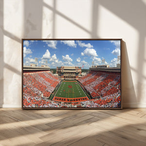 Oklahoma State Cowboys Football Team Print - Stillwater