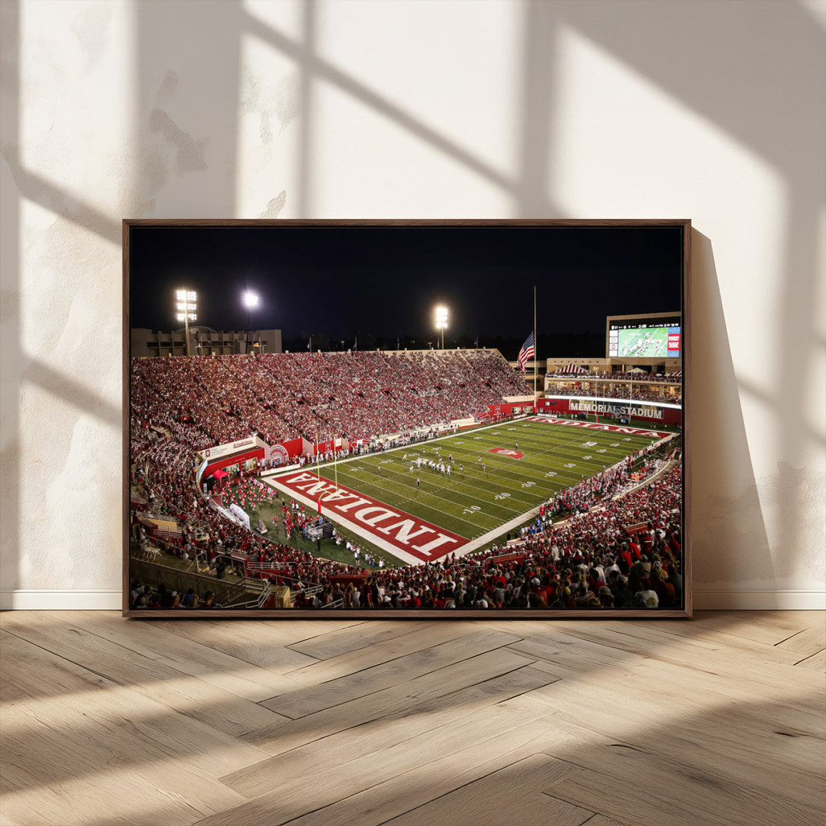 Indiana University Hoosiers Football Team Print Canvas -