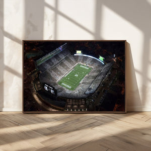 Michigan State Spartans Football Team Print - East Lansing