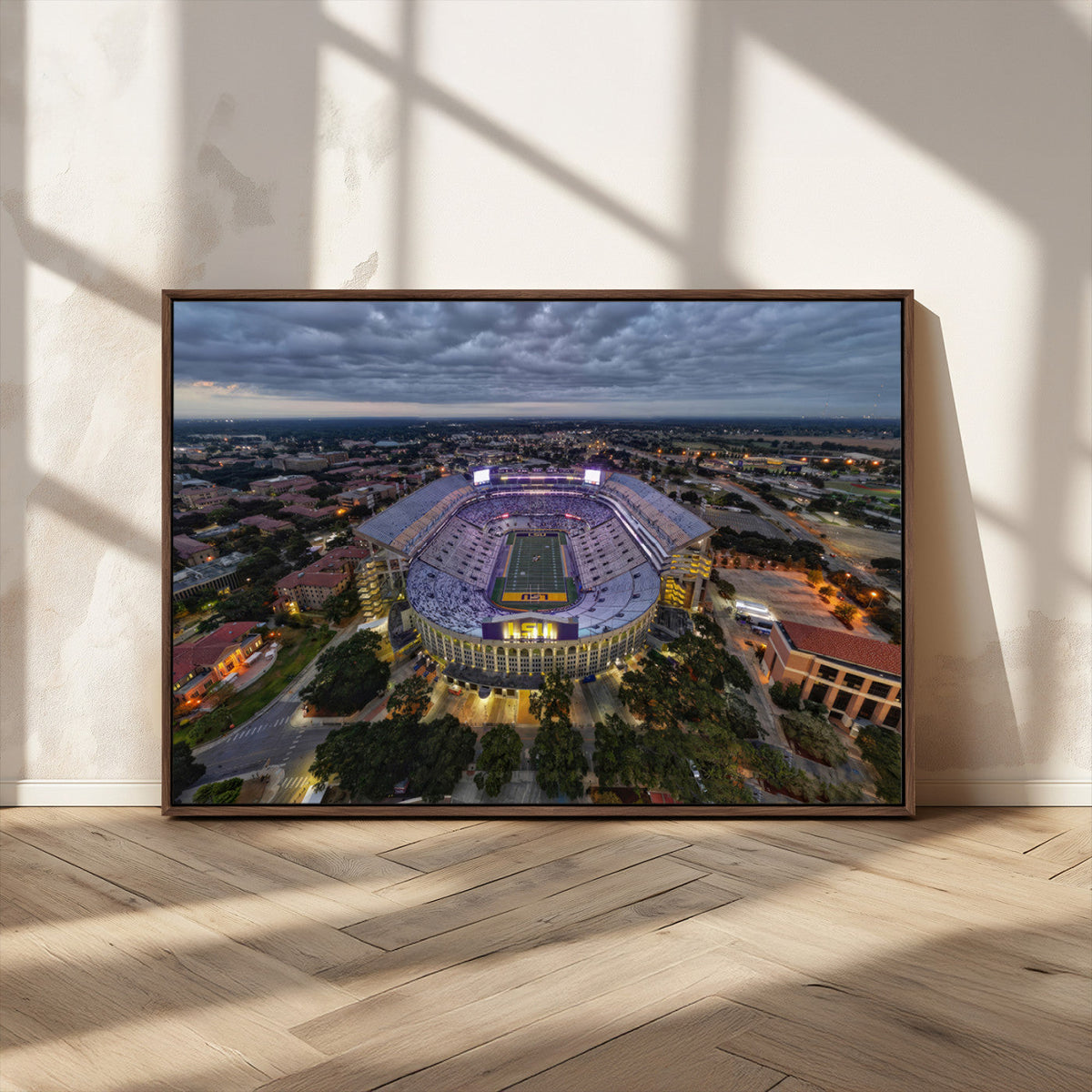 The Louisiana State University Tigers Football Team Print -