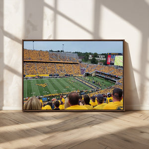 Puskar Stadium Canvas Print Wall Art - Morgantown Print -