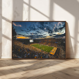 University of Wyoming Cowboys Football Team Print - Laramie