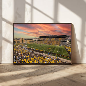 University of Wyoming Cowboys Football Team Print - Laramie