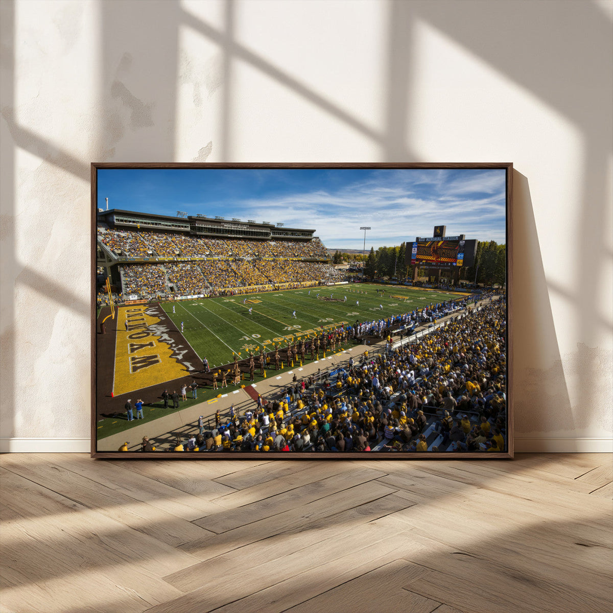 University of Wyoming Cowboys Football Team Print - Laramie