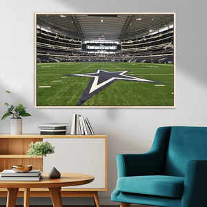 Dallas Cowboys Football Team Print - Arlington AT&T Stadium
