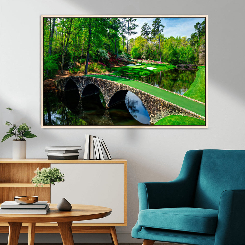 Augusta National Golf Club Wall Art - Panoramic Bridge &