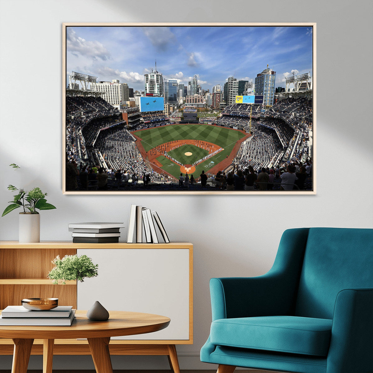 San Diego Padres Baseball Team Print - Petco Park Stadium