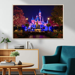 Castle Large Wall Art Disney Magic Kingdom Kids Room Decor -