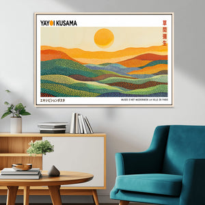 Framed Yayoi Kusama 1986 Wall Art Print – Japanese Wall Art