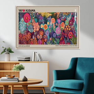 Yayoi Kusama Wall Art Canvas Print, Abstract Art, Large
